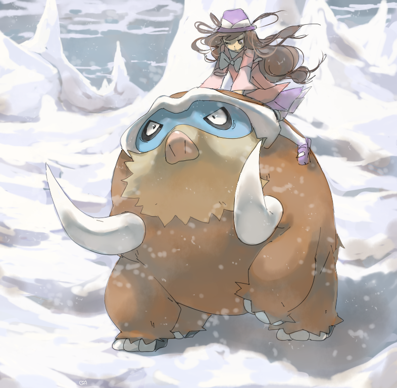 __serena_and_mamoswine_pokemon_and_1_more_drawn_by_pinkgermy__b7f97593170a7be9b755b1a947321da2.png
