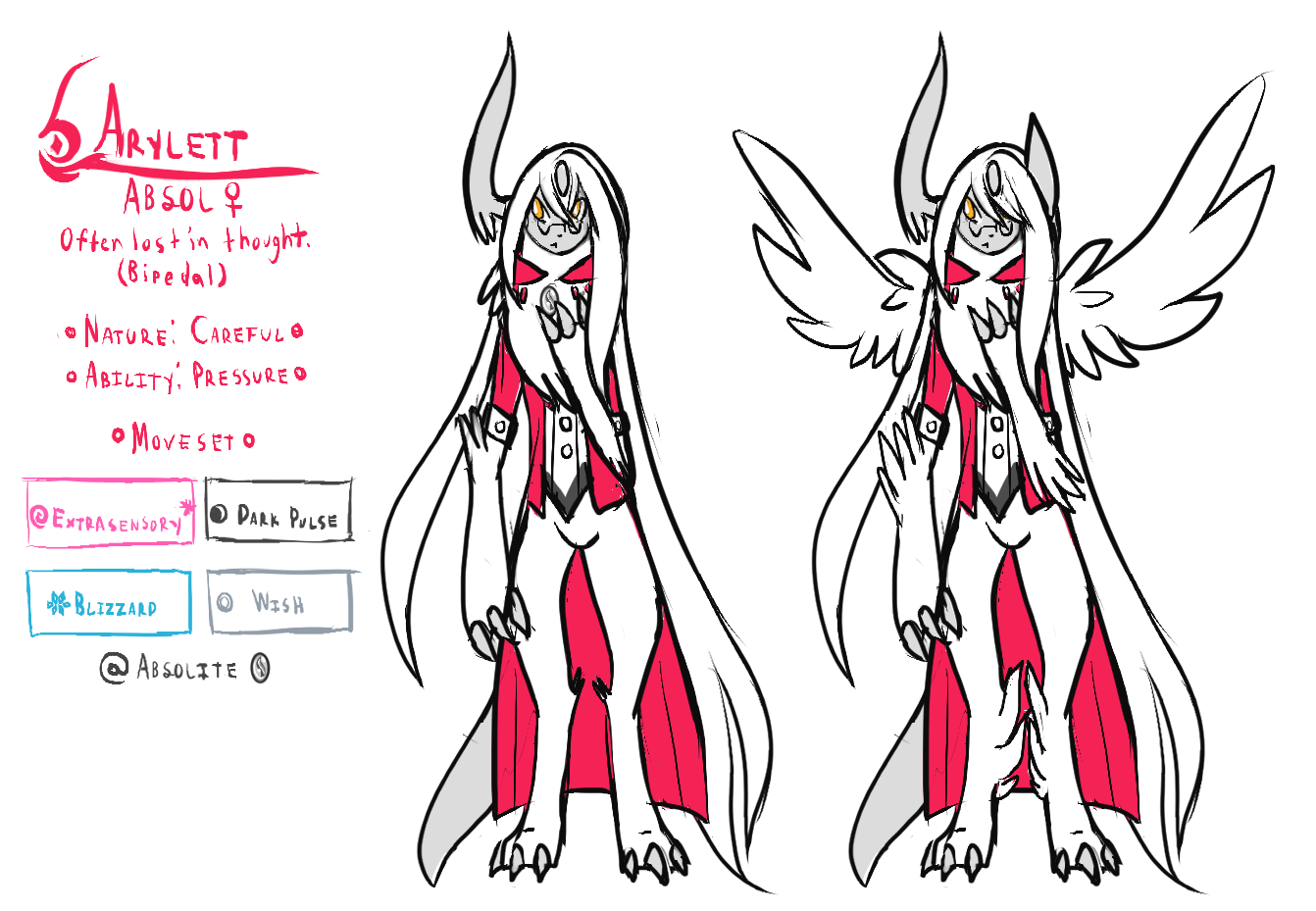 [Concept] Absol Arylett Sketch.png