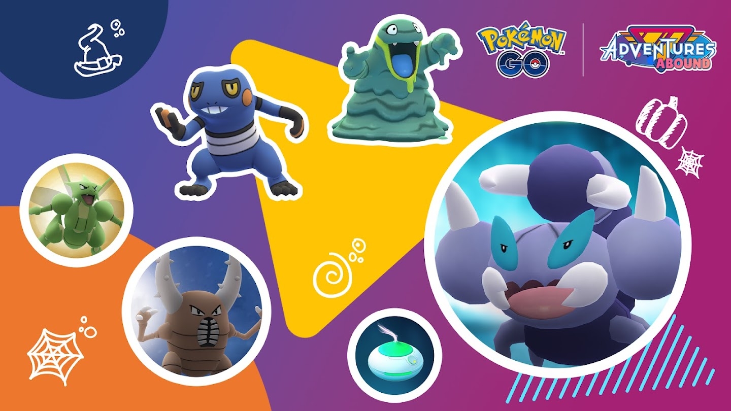 Incense Day event, featuring Skorupi and other Bug- and Poison-type Pokémon