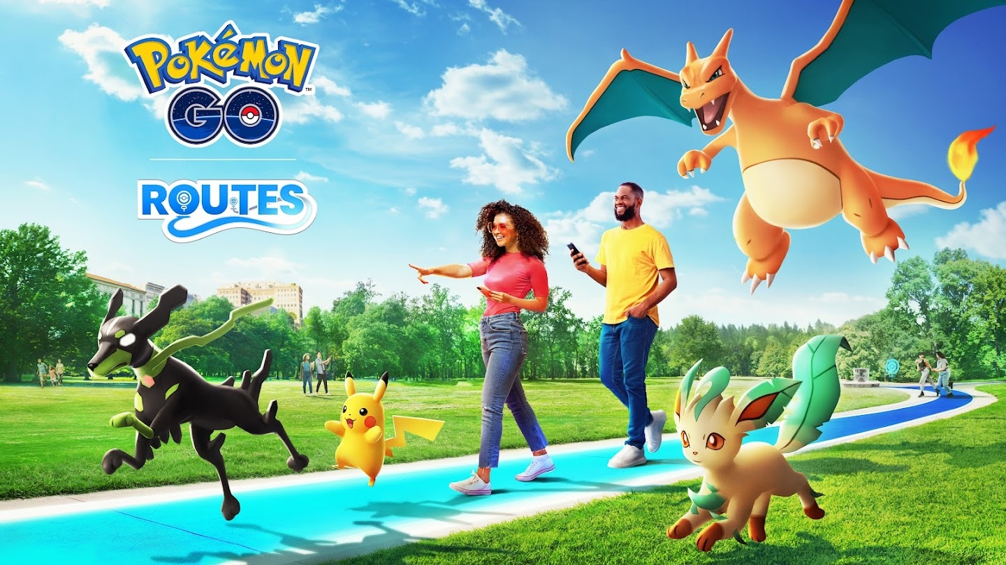Pokémon GO Routes - Key Art