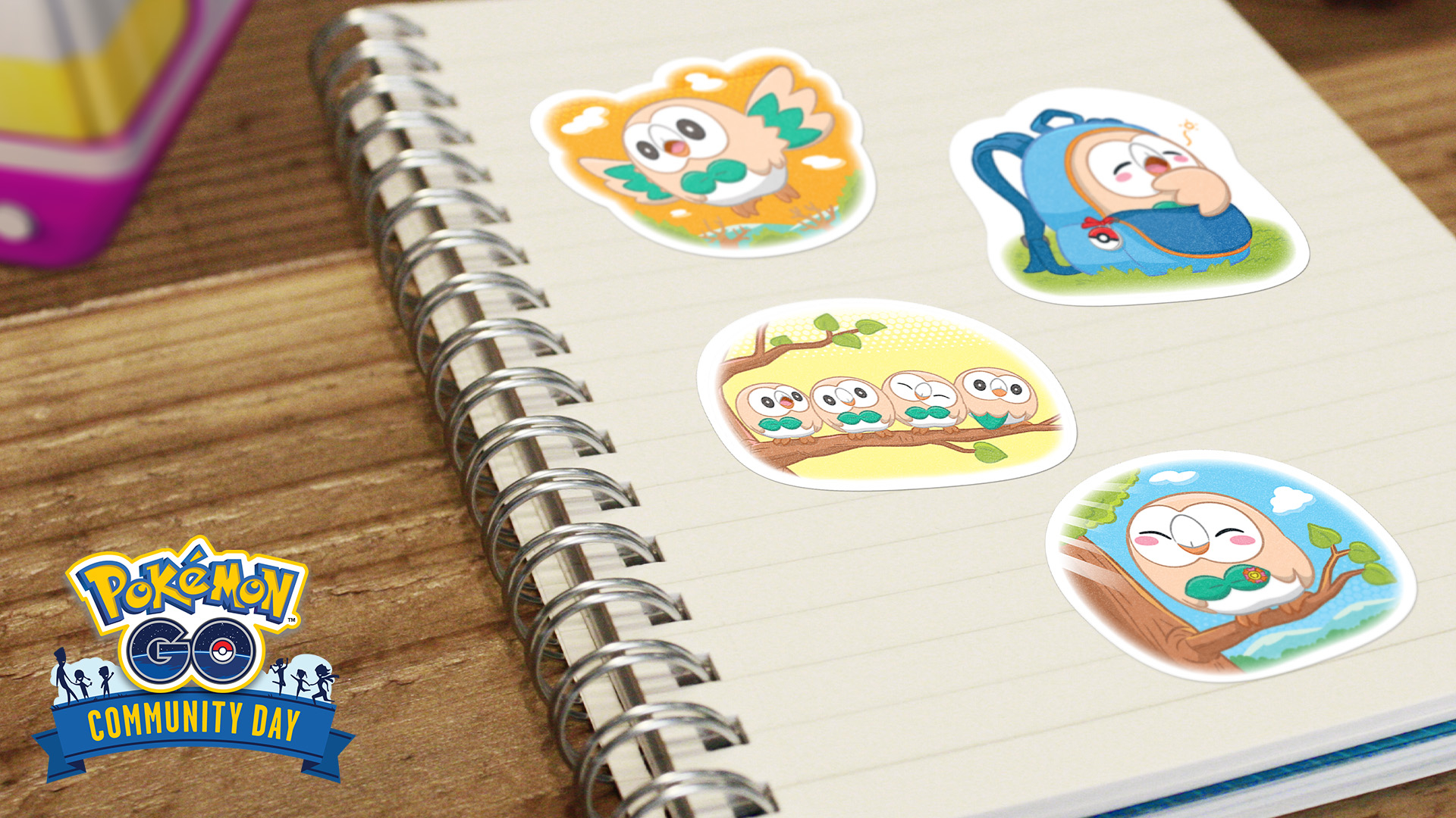 Rowlet Stickers for Rowlet Community Day