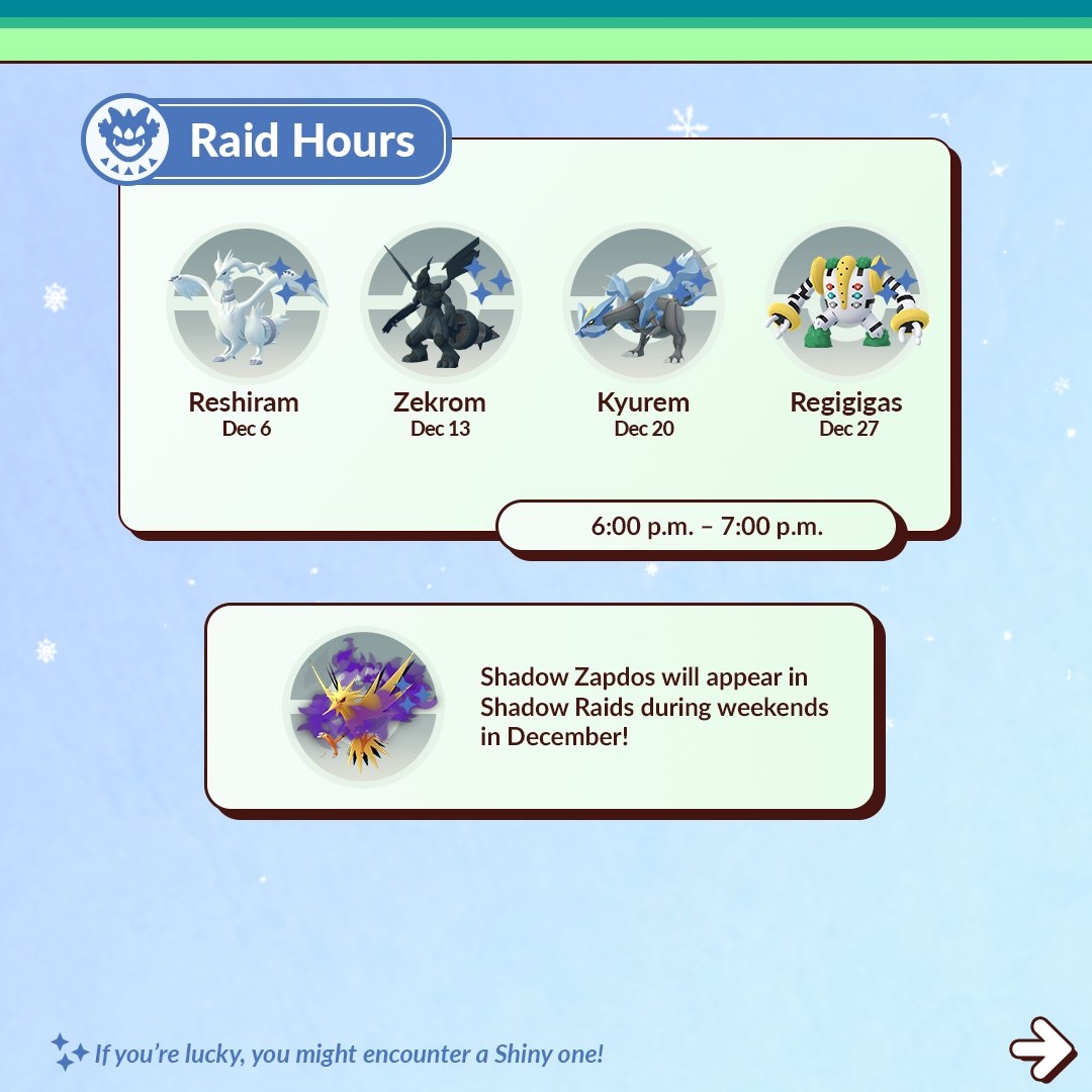 Raid Hours and Shadow Raids Infographic