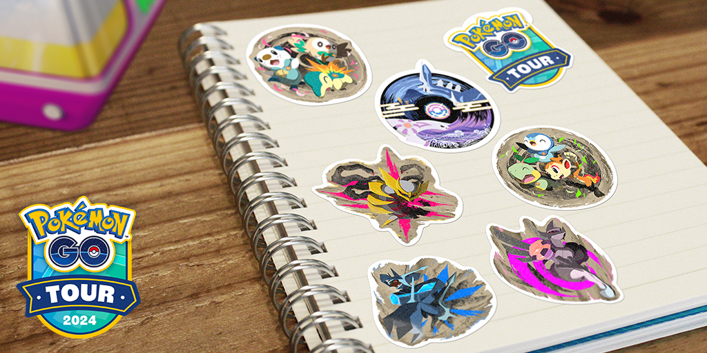 Pokémon GO Tour: Sinnoh - Stickers