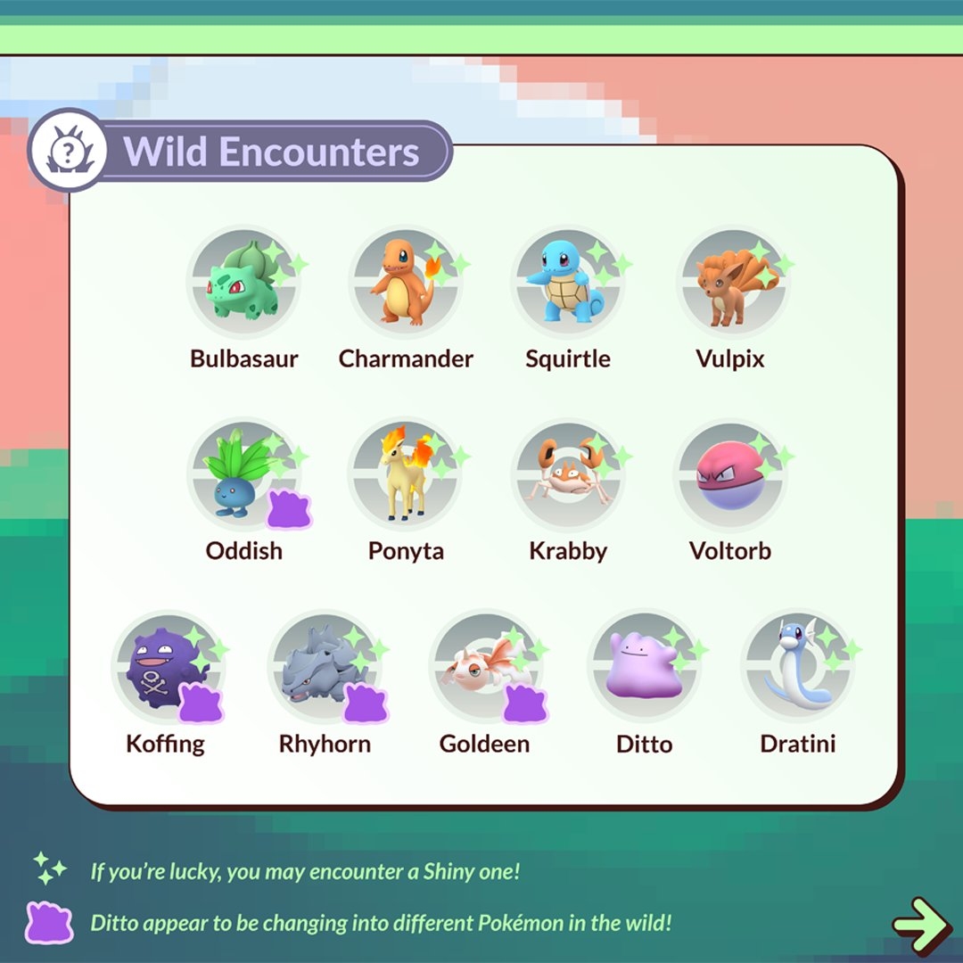 Pokémon GO's Adamant Time event - Wild Encounters Infographic