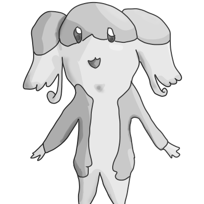 Greyscale Audino.png