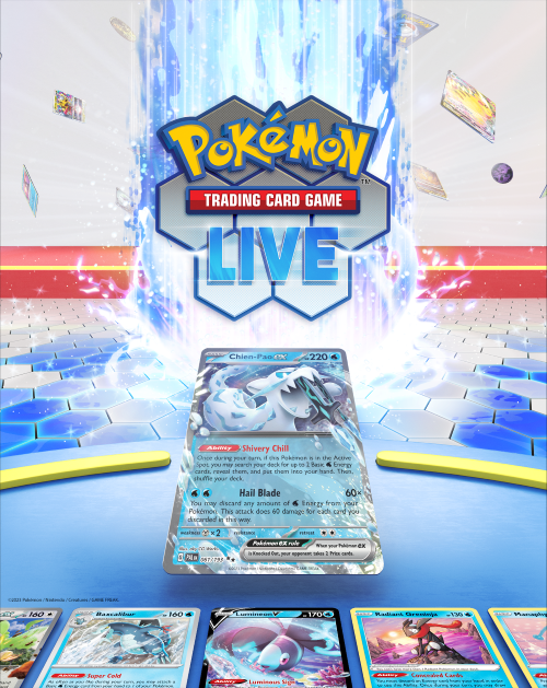 Pokémon Trading Card Game Live - Key Art featuring Chien-Pao ex