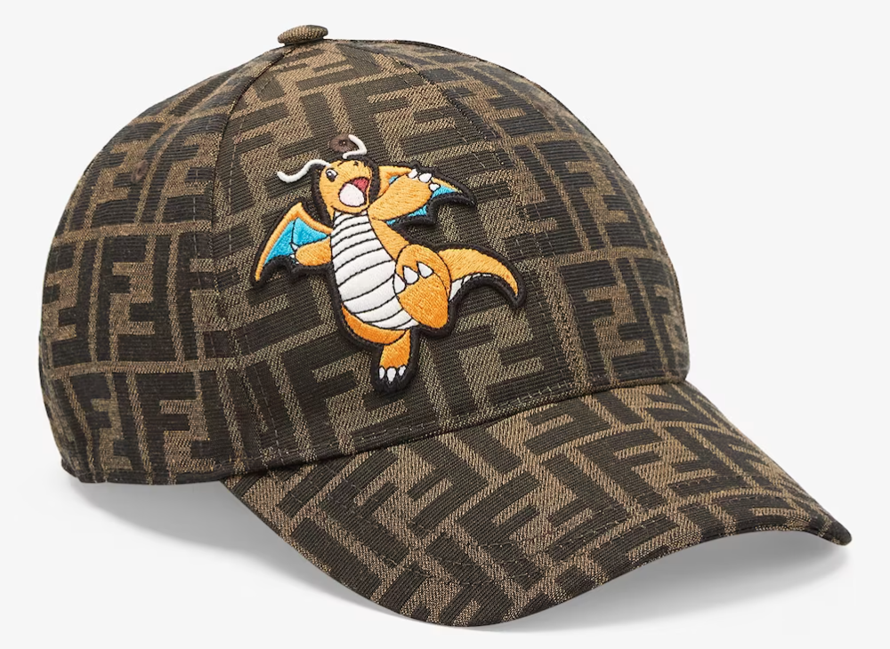 Fendi x FRGMT x Pokémon Dragonite hat